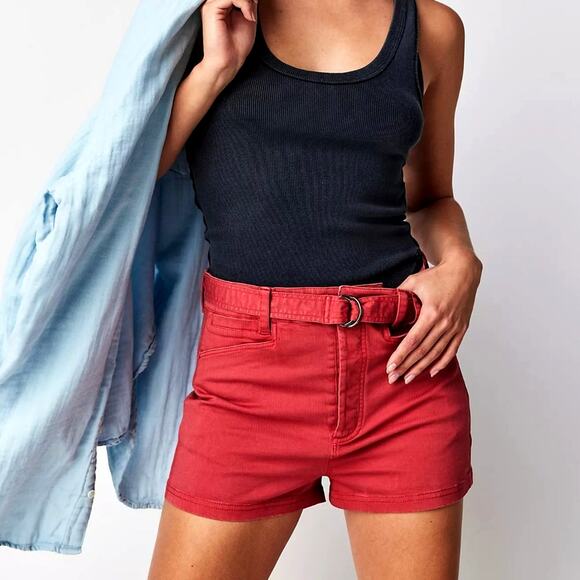 Free People Riviera Shorties - Berry Twists - Size 12 - Picture 3 of 5